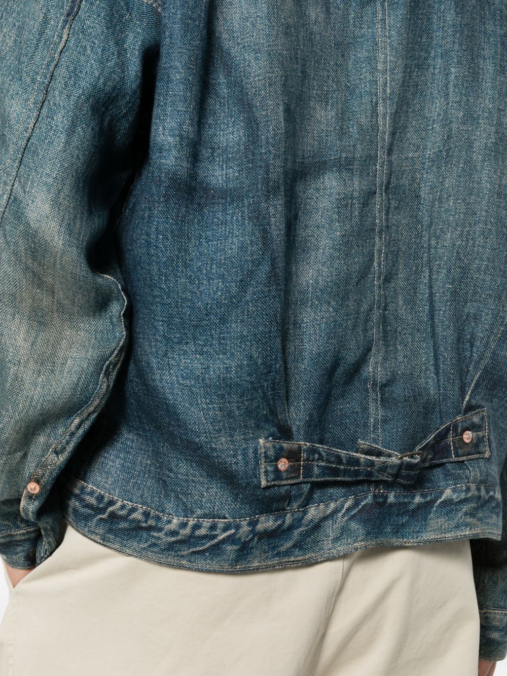 Giacca denim con bottoni in blu Junya watanabe - uomo 