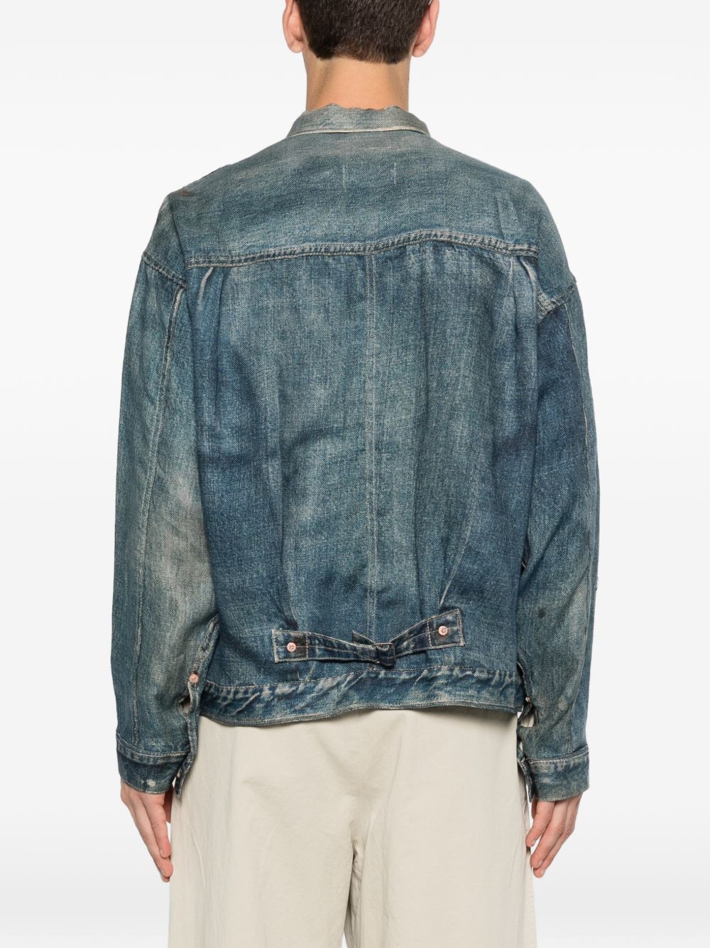 Giacca denim con bottoni in blu Junya watanabe - uomo 