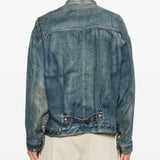 Giacca denim con bottoni in blu Junya watanabe - uomo 