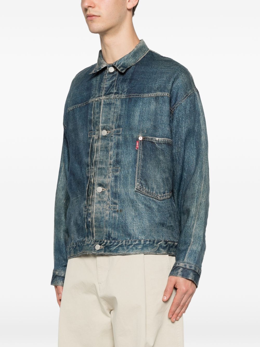 Giacca denim con bottoni in blu Junya watanabe - uomo 