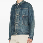 Giacca denim con bottoni in blu Junya watanabe - uomo 