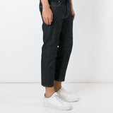 Jeans crop a gamba dritta in blu Junya watanabe - uomo 