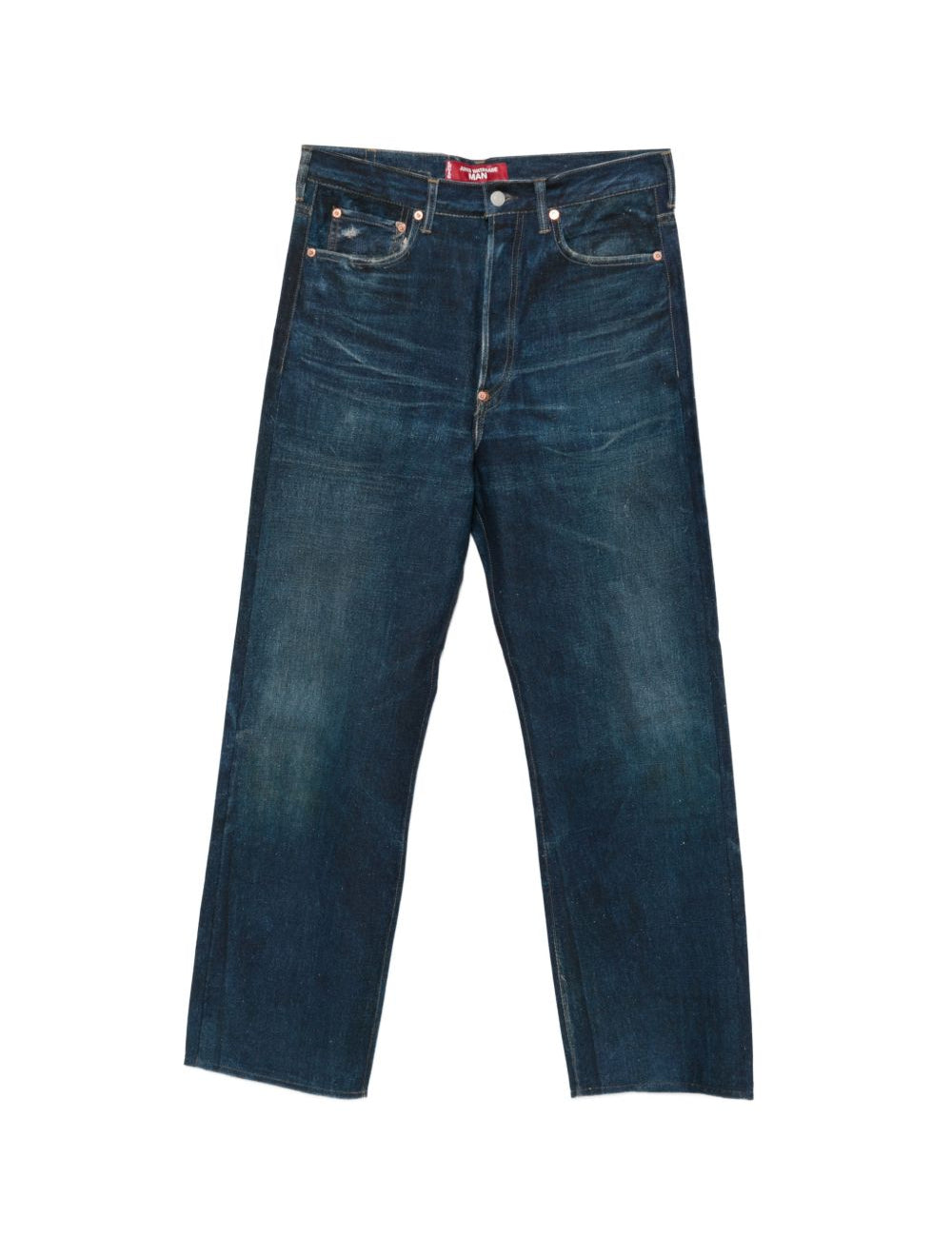 Jeans con passanti per cintura in blu Junya watanabe - uomo 