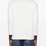T-shirt a maniche lunghe in bianco Junya watanabe - uomo 