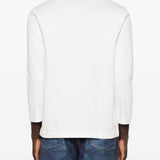 T-shirt a maniche lunghe in bianco Junya watanabe - uomo 