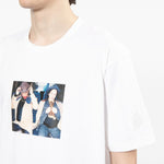 T-shirt con stampa in bianco Junya watanabe - uomo 