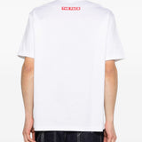 T-shirt con stampa in bianco Junya watanabe - uomo 