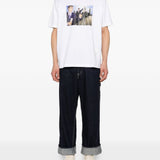 T-shirt con stampa in bianco Junya watanabe - uomo 