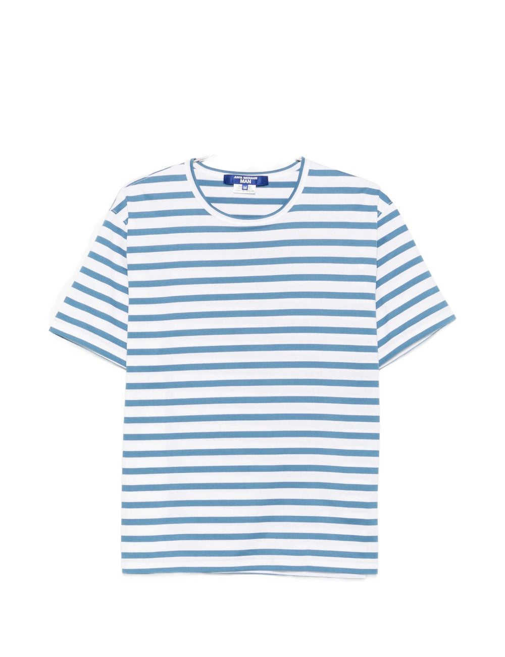 T-shirt a righe in blu e bianco Junya watanabe - uomo 