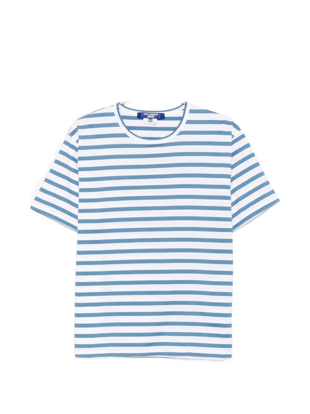T-shirt a righe in blu e bianco Junya watanabe - uomo 