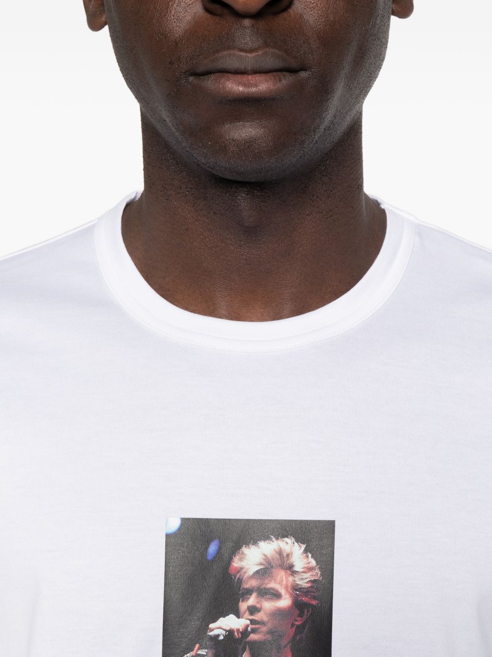 T-shirt a maniche corte in bianco Junya watanabe - uomo 