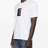 T-shirt a maniche corte in bianco Junya watanabe - uomo 