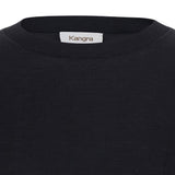 Maglione a girocollo in nero Kangra - uomo 
