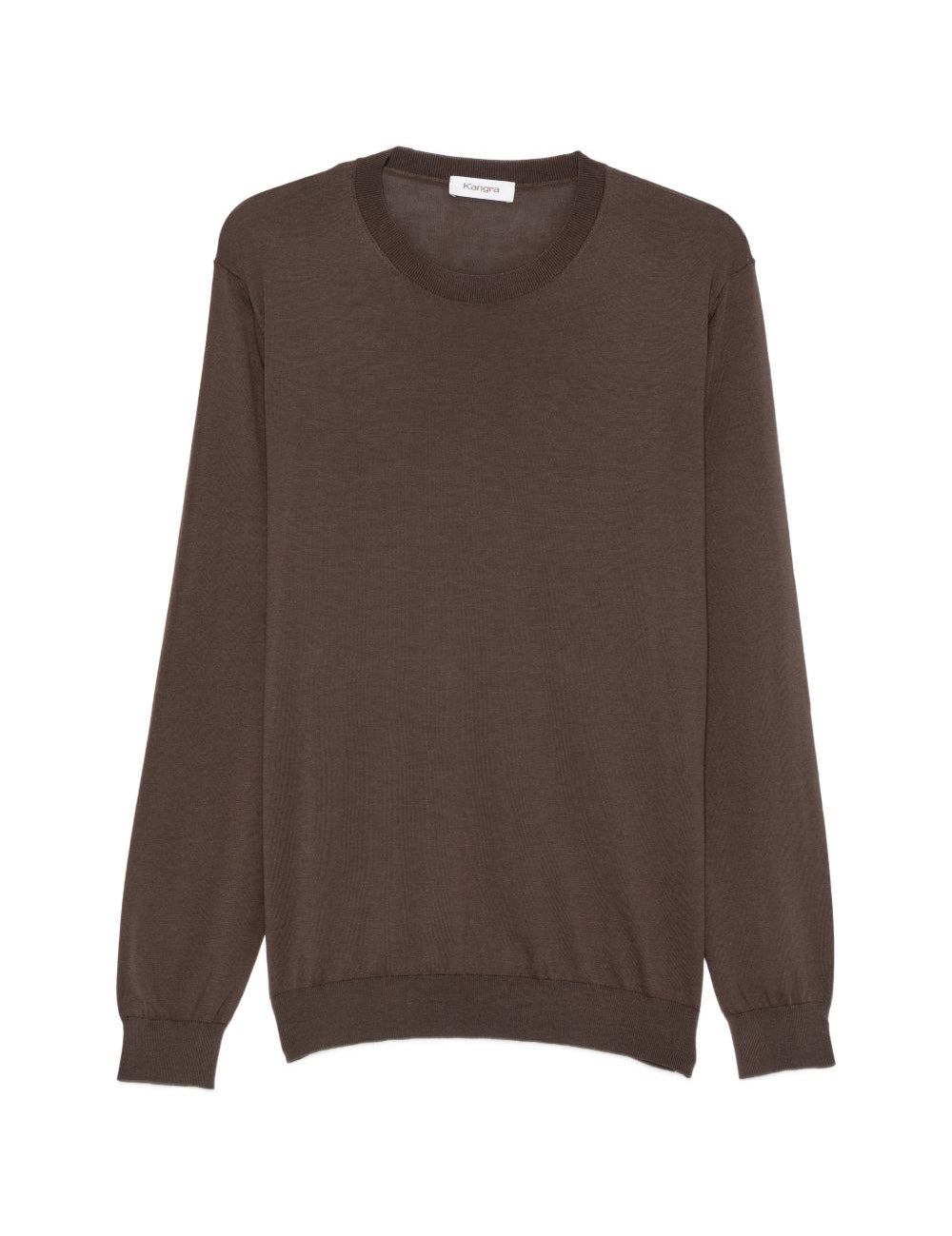 Maglione a girocollo in marrone Kangra - uomo 