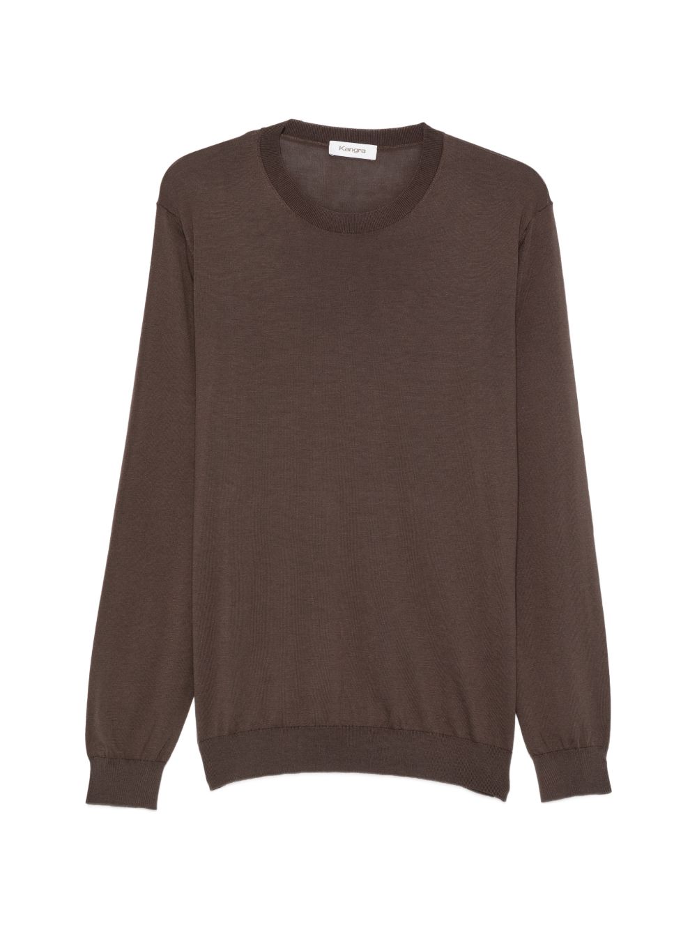 Maglione a girocollo in marrone Kangra - uomo 