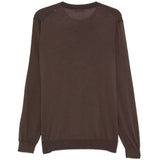 Maglione a girocollo in marrone Kangra - uomo 