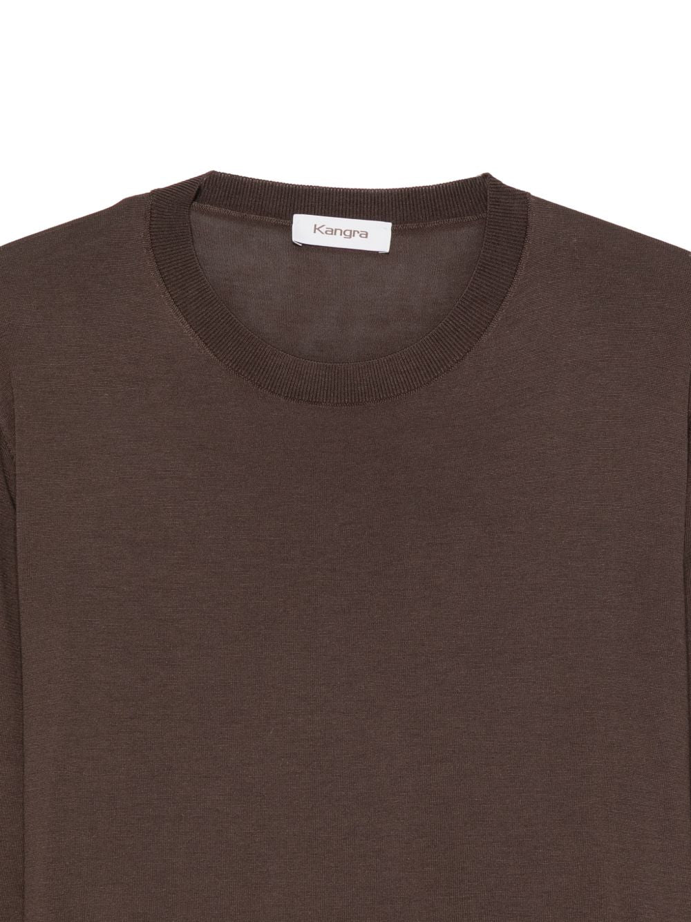 Maglione a girocollo in marrone Kangra - uomo 