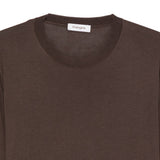 Maglione a girocollo in marrone Kangra - uomo 
