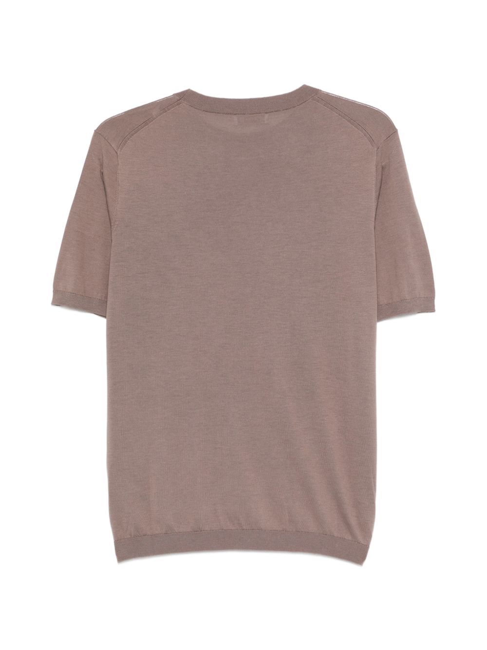 T-shirt a maniche corte con scollo girocollo in marrone Kangra - uomo 