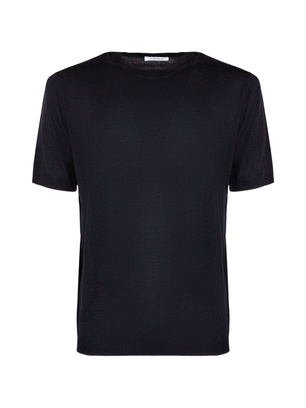 T-shirt in maglia a maniche corte  in nero Kangra - uomo 