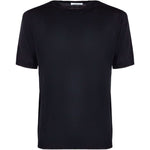 T-shirt in maglia a maniche corte  in nero Kangra - uomo 