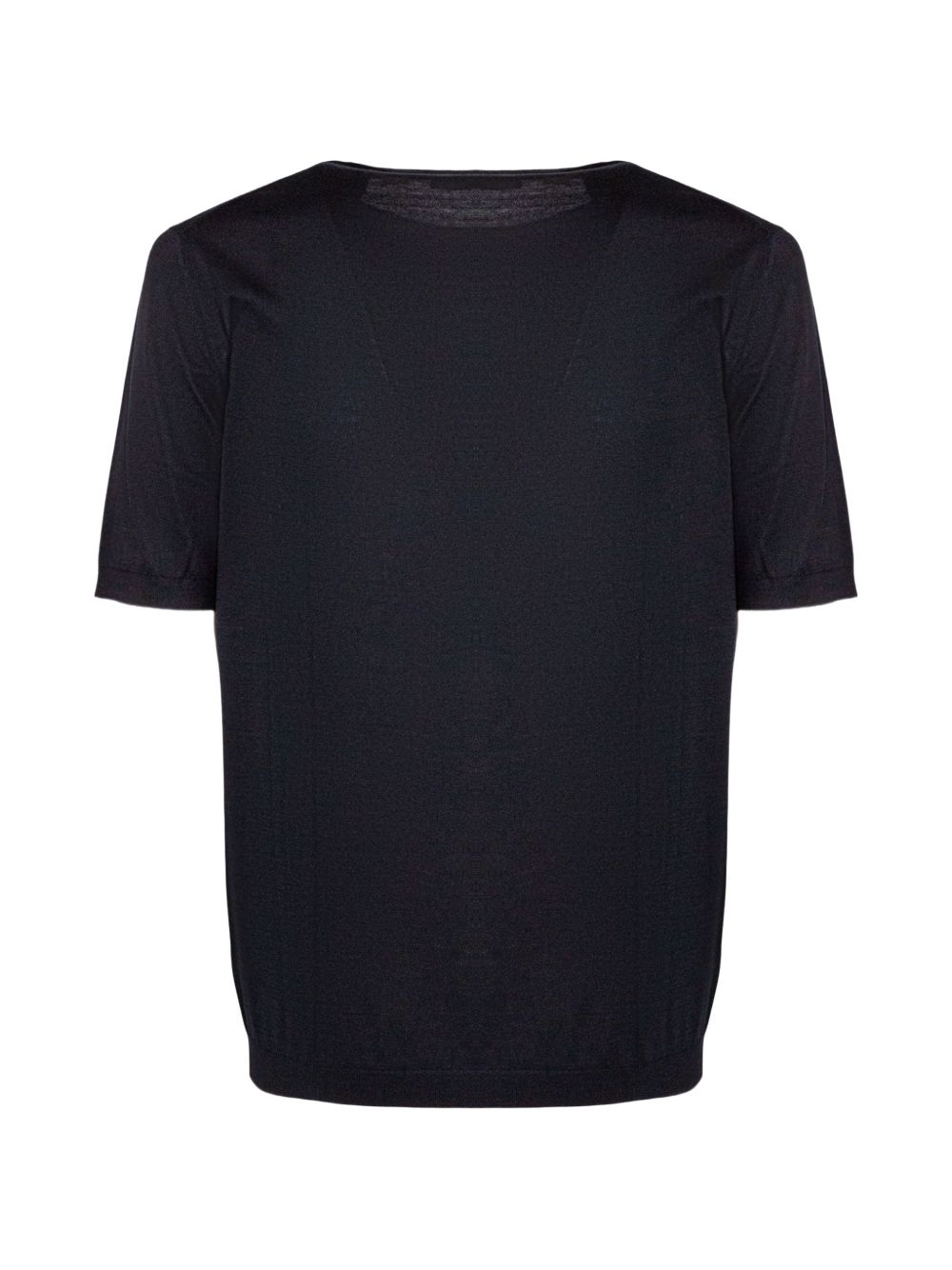 T-shirt in maglia a maniche corte  in nero Kangra - uomo 