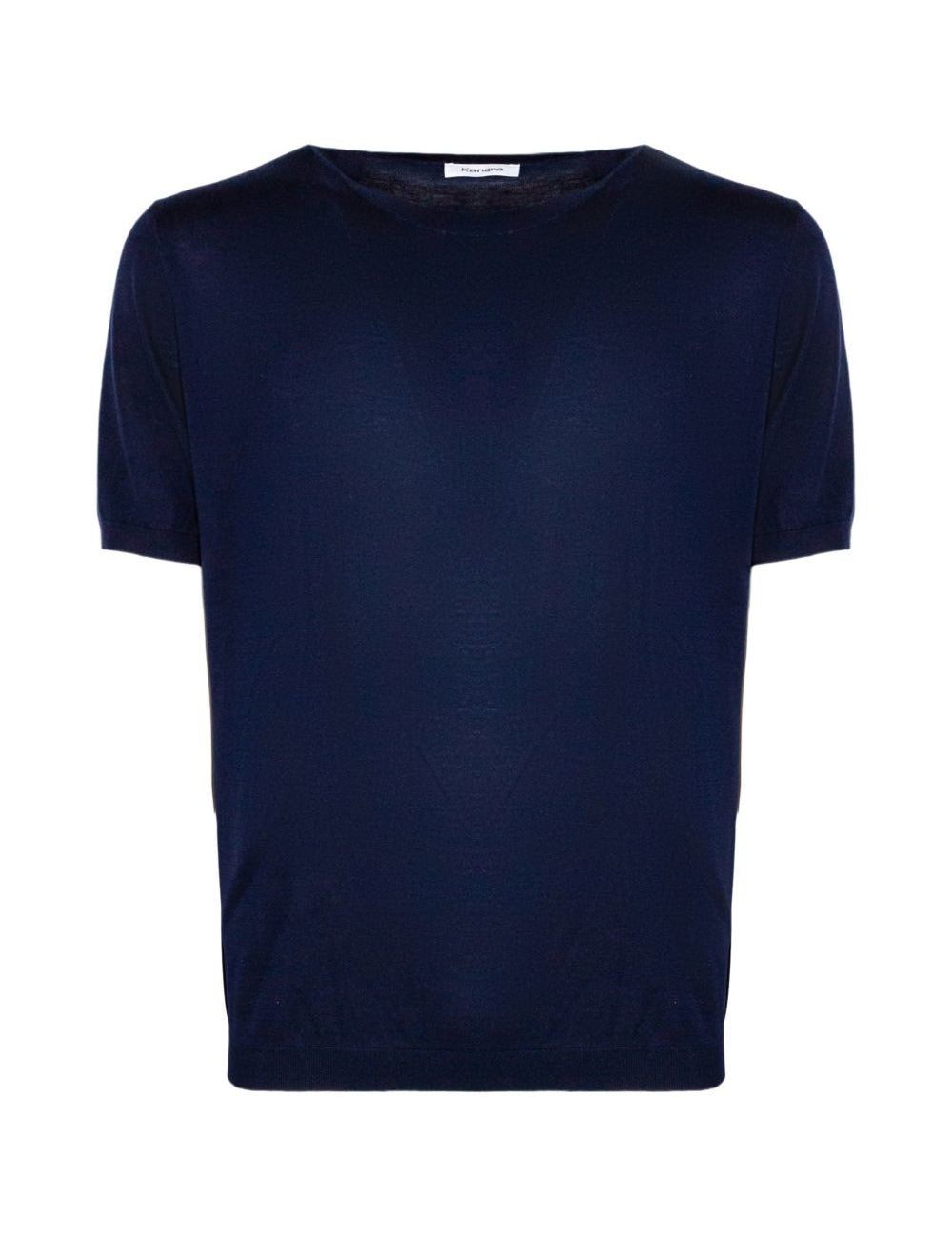 T-shirt a maniche corte in blu Kangra - uomo 