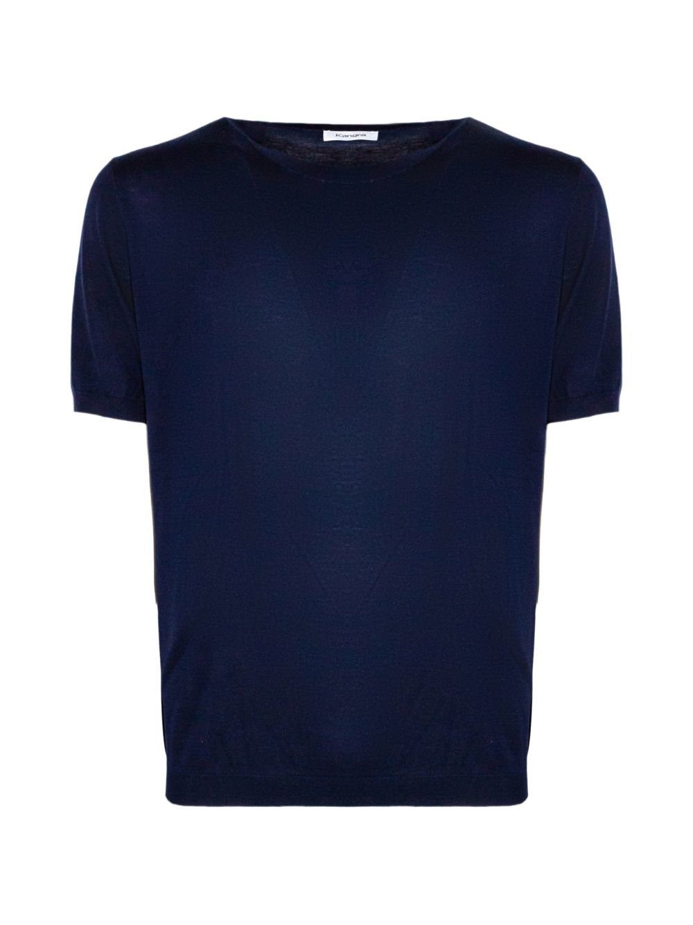 T-shirt a maniche corte in blu Kangra - uomo 