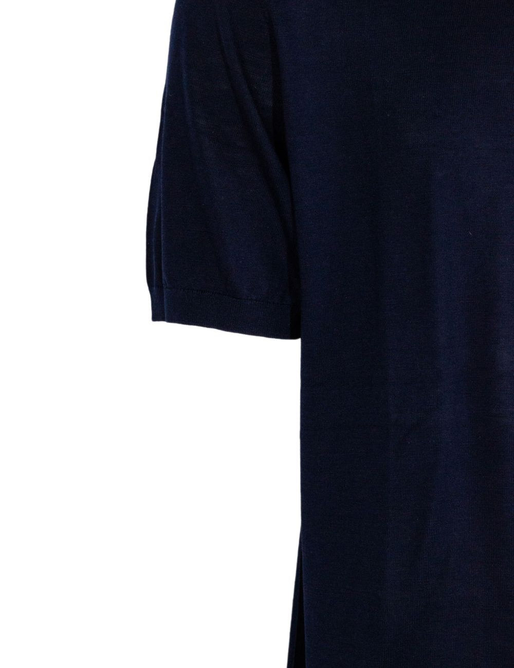 T-shirt a maniche corte in blu Kangra - uomo 