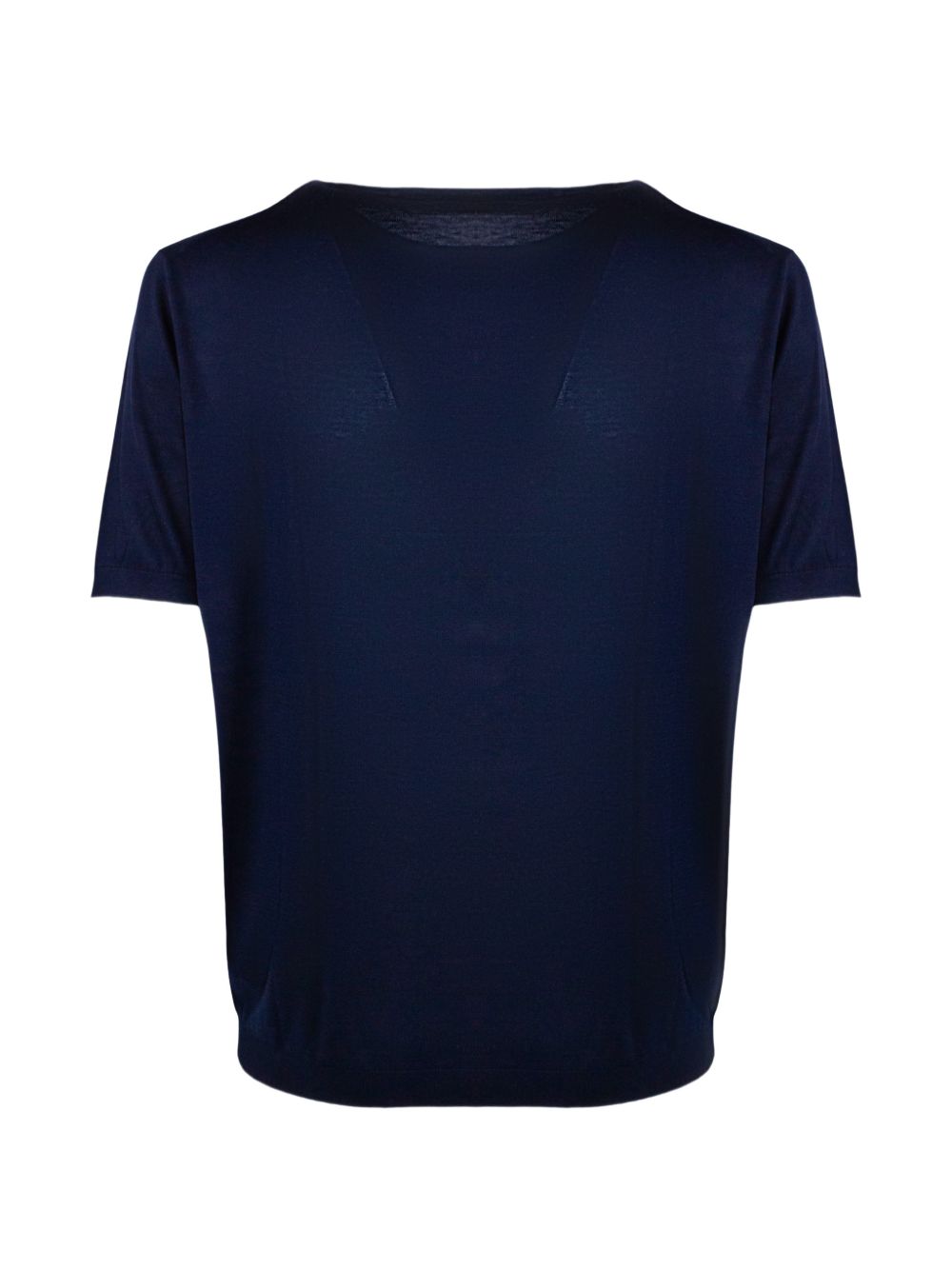 T-shirt a maniche corte in blu Kangra - uomo 