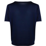 T-shirt a maniche corte in blu Kangra - uomo 