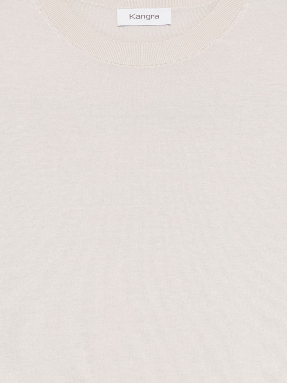 T-shirt girocollo in beige Kangra - uomo 