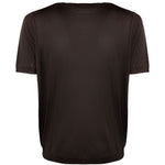 T-shirt a maniche corte in maglia  in marrone Kangra - uomo 