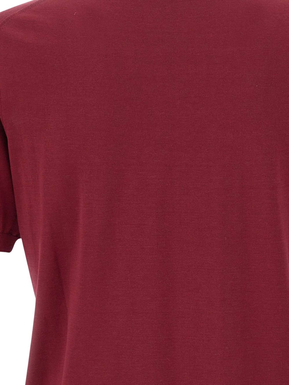 T-shirt a girocollo in bordeaux Kangra - uomo 