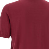 T-shirt a girocollo in bordeaux Kangra - uomo 