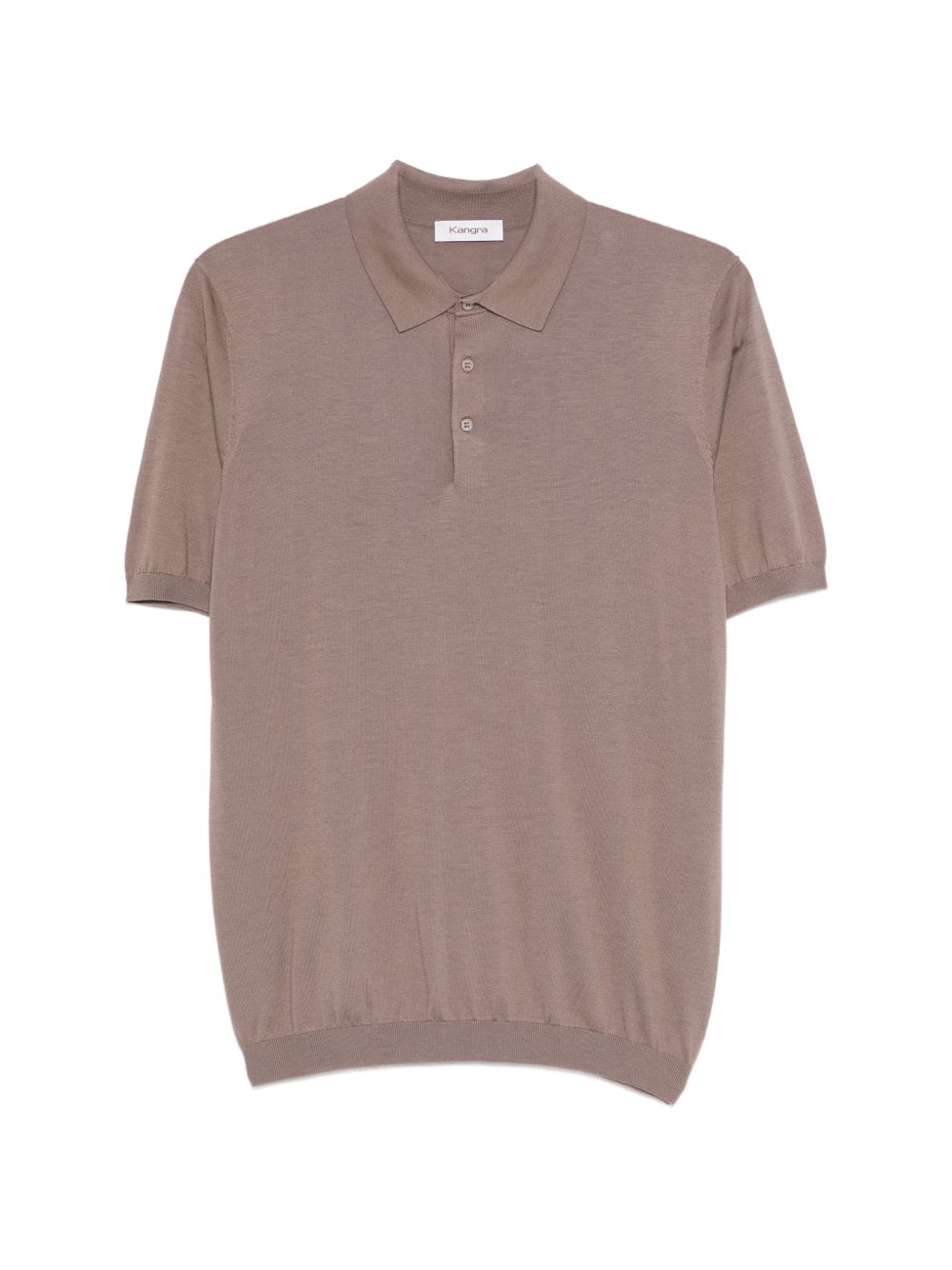 Polo a coste in beige Kangra - uomo 