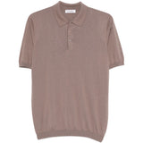 Polo a coste in beige Kangra - uomo 