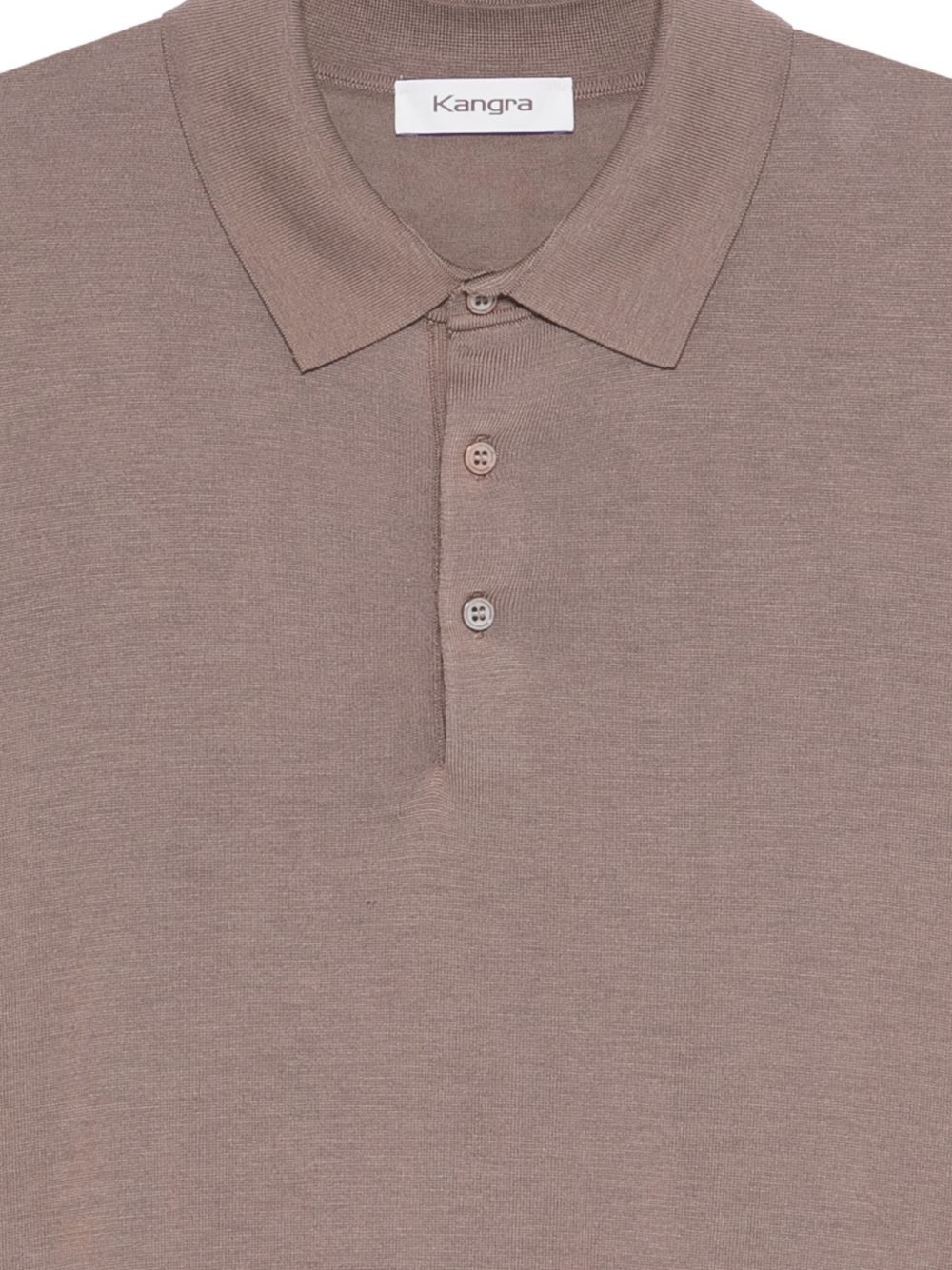 Polo a coste in beige Kangra - uomo 