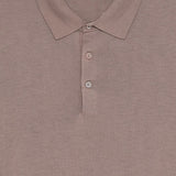 Polo a coste in beige Kangra - uomo 