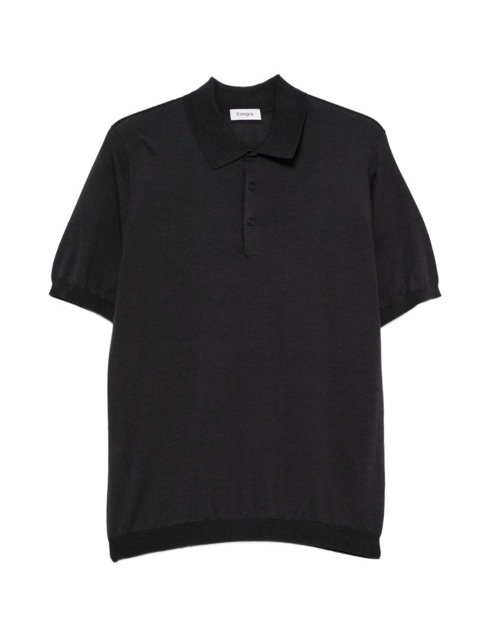 Polo a maniche corte in nero Kangra - uomo 