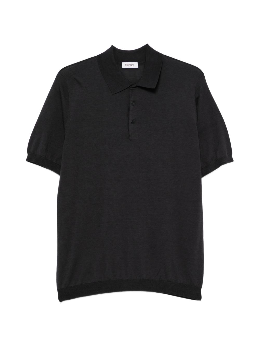 Polo a maniche corte in nero Kangra - uomo 
