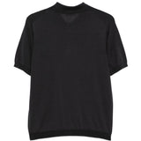 Polo a maniche corte in nero Kangra - uomo 