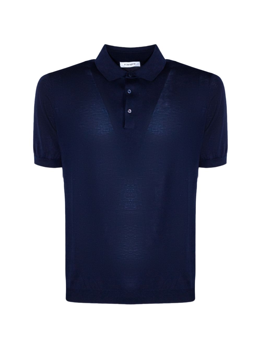 Polo con bottoni in blu Kangra - uomo 