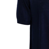 Polo con bottoni in blu Kangra - uomo 