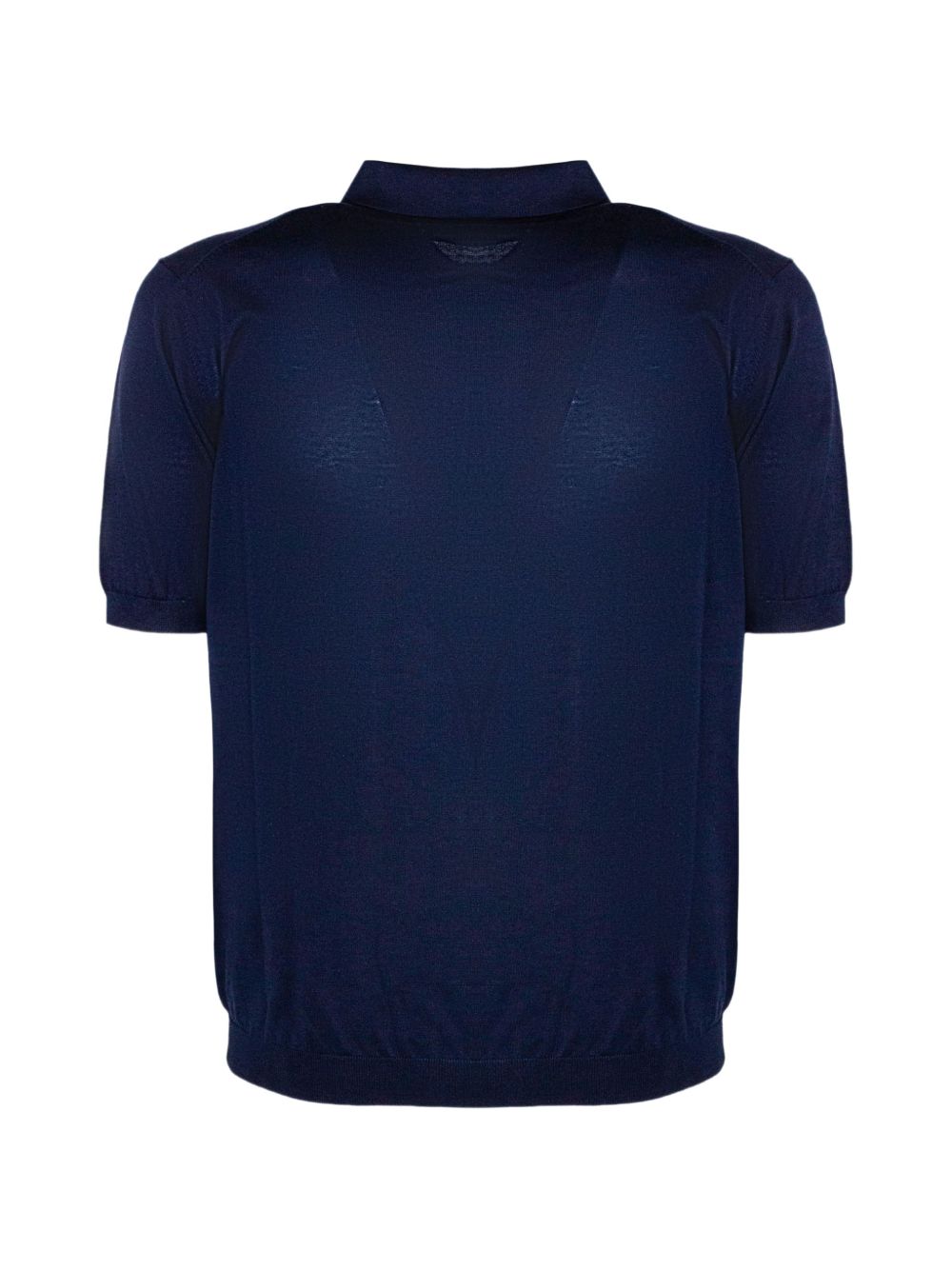 Polo con bottoni in blu Kangra - uomo 