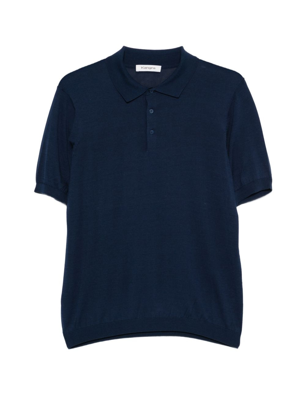 Polo a maniche corte in blu Kangra - uomo 