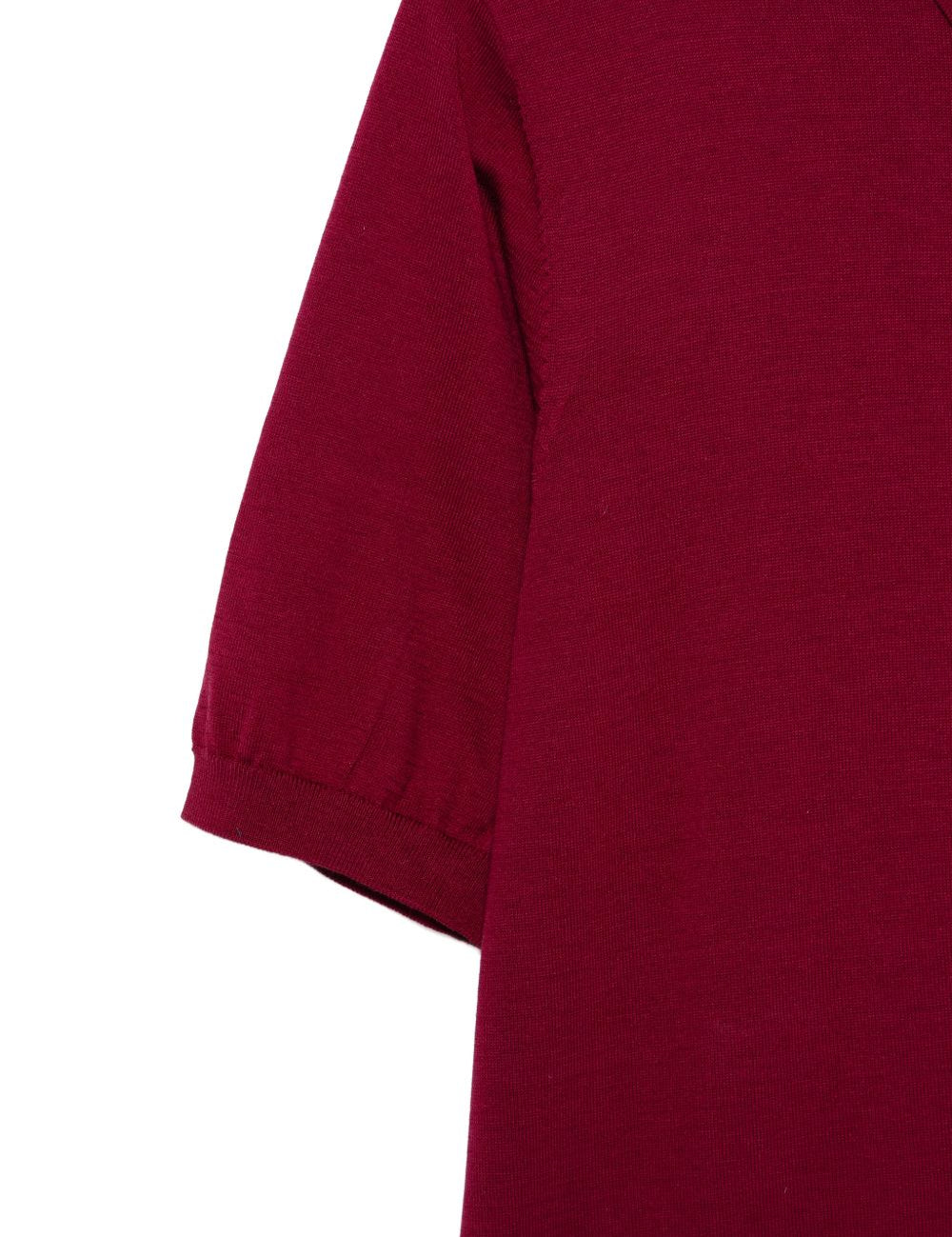 Polo a maniche corte in rosso Kangra - uomo 
