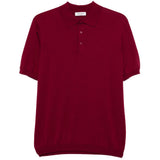 Polo a maniche corte in rosso Kangra - uomo 