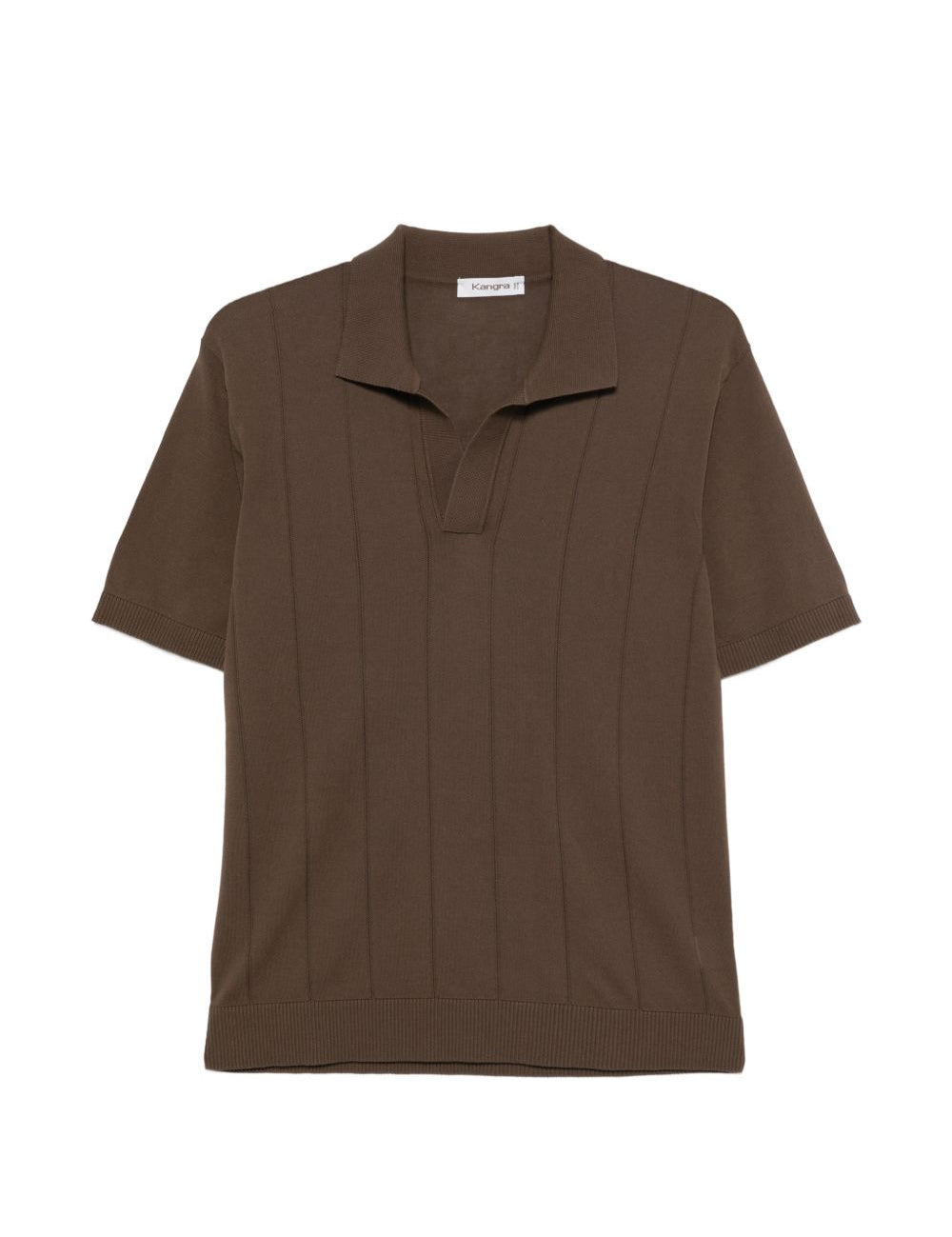 Polo in maglia in marrone Kangra - uomo 