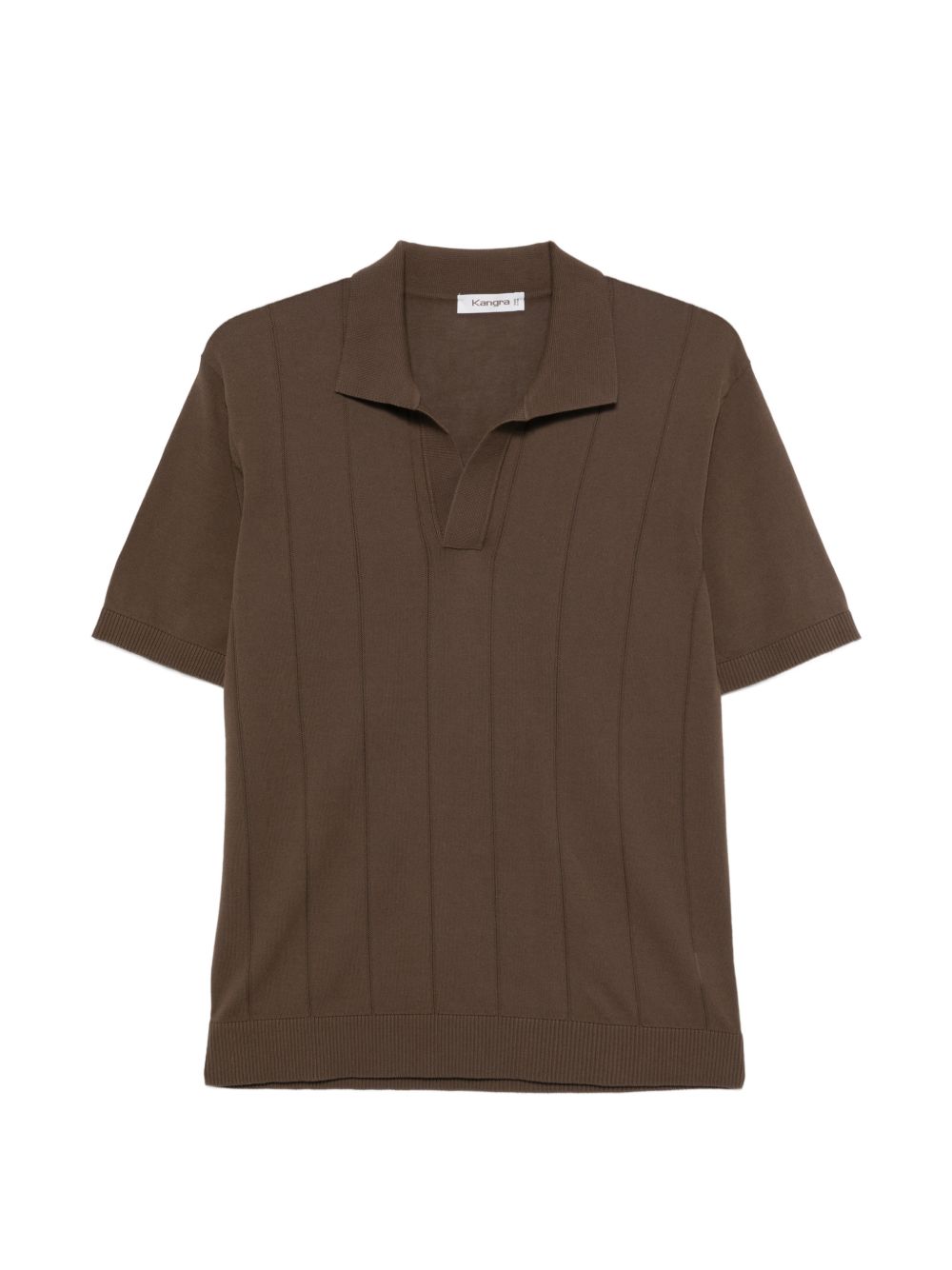 Polo in maglia in marrone Kangra - uomo 